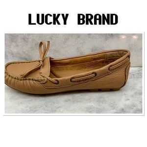 LUCKY BRAND Darice Leather Moccasins